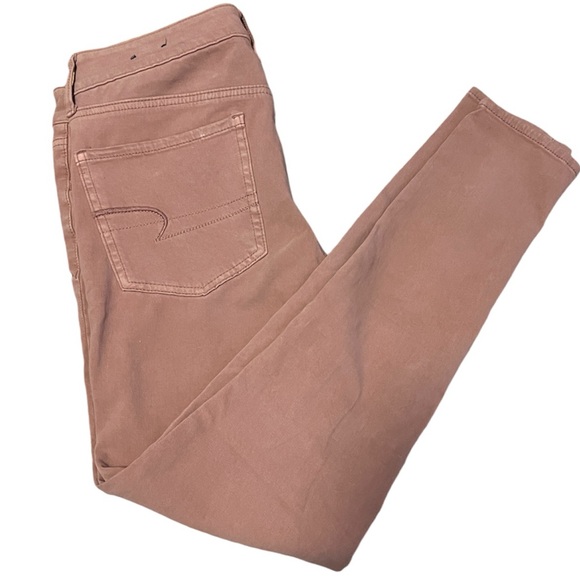 Womens Pink American Eagle Outfitters Pants Sz 6 Super Stretch soft - Picture 4 of 4